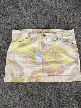 GAP Floral Mini Skirt - Pink & Lime